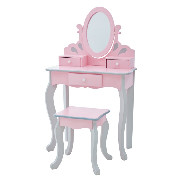 Kids wooden hotsell vanity set